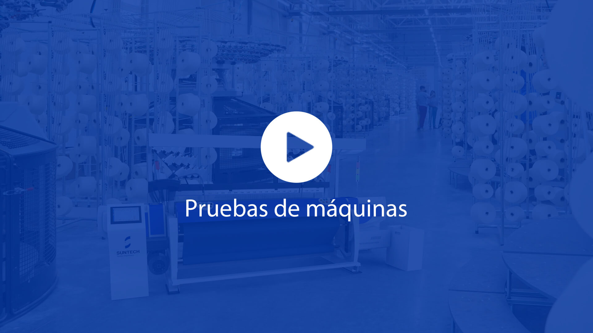 M&aacute;quina de telar con inspecci&oacute;n mediante inteligencia artificial Pruebas de m&aacute;quinas