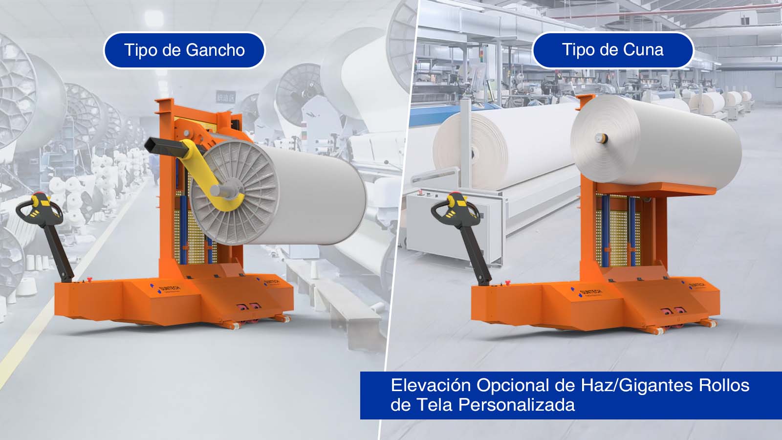 Viga de deformación eléctrica, camión de elevación alta, viga opcional/elevación de lotes grandes personalizada