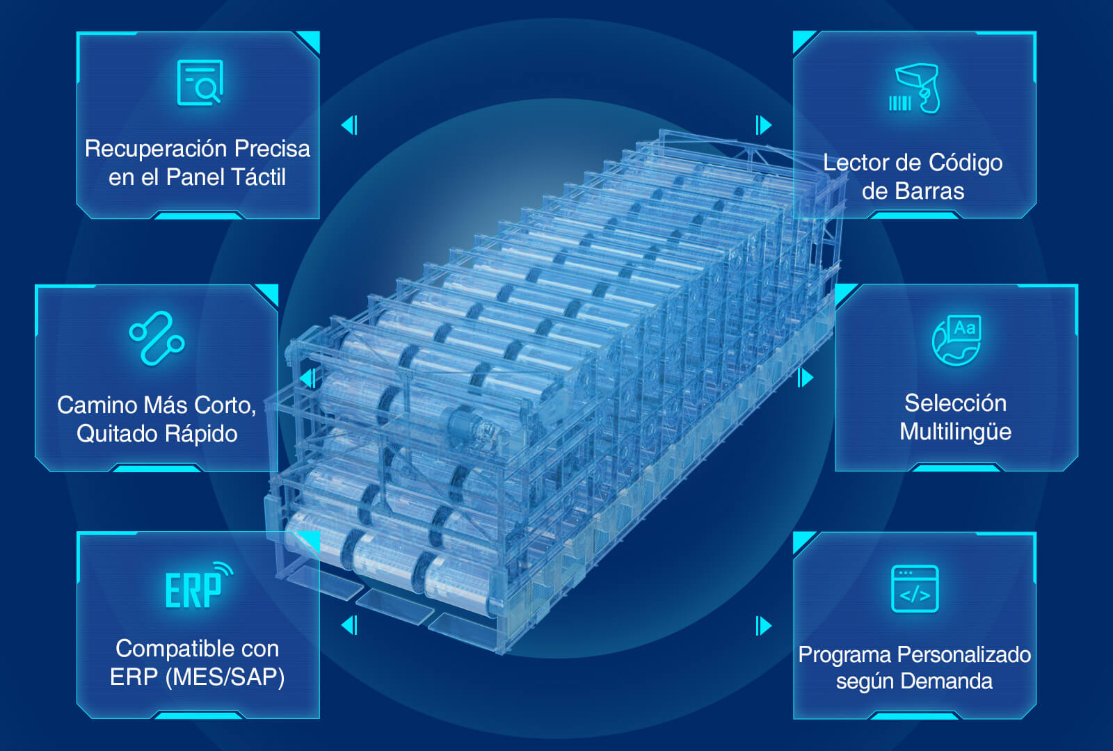 apilador de vigas con tecnología líder, gestión fácil e inteligente