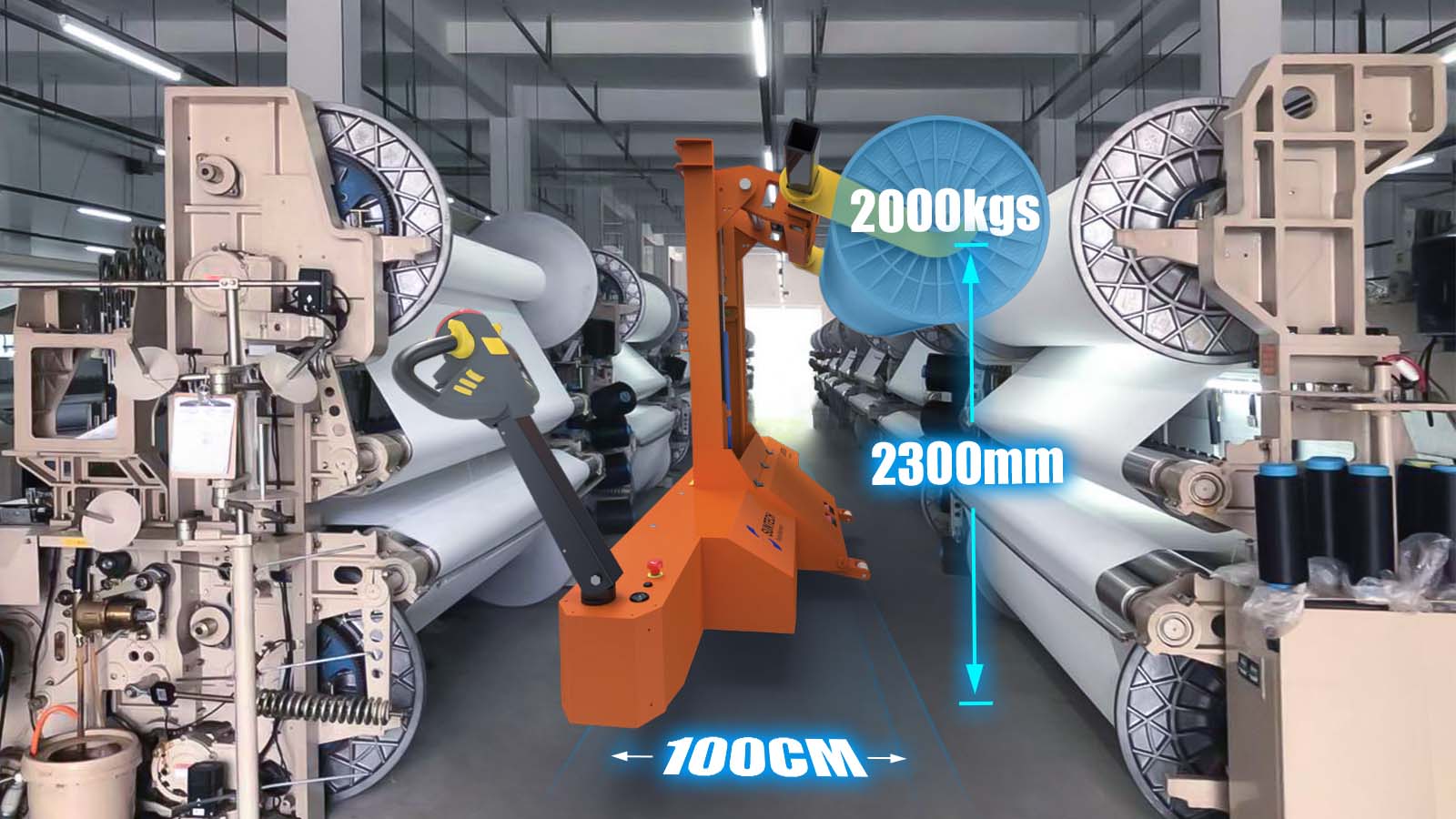 El camión de gran elevación con viga deformable eléctrica puede funcionar de manera flexible