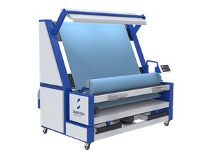 Máquina compacta de inspección de tejidos tejidos