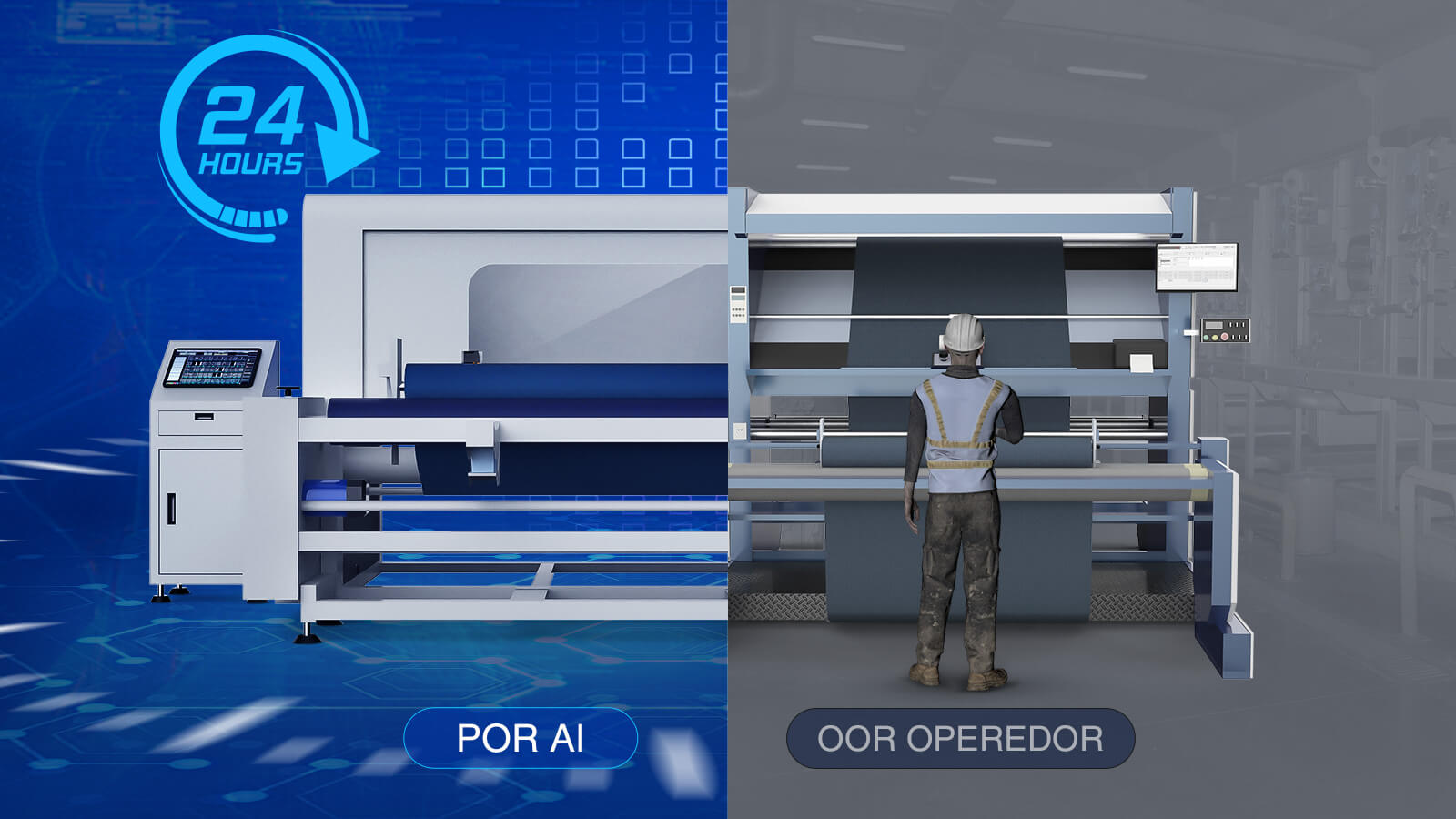 Sistema de inspección visual de tejido AI Ahorro de costos laborales del 70% | 50% de eficiencia de inspección impulsada