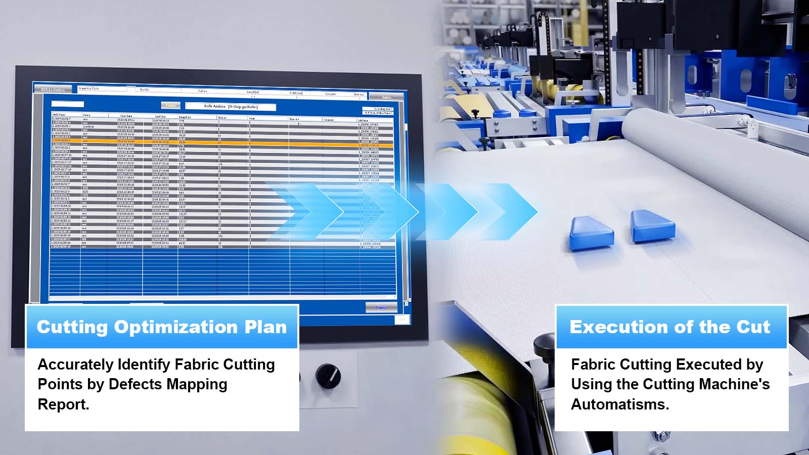 Inspección visual de IA Contacto del sistema de embalaje con ERP